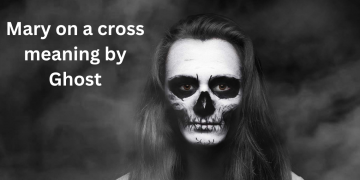 Mary on a cross meaning by Ghost